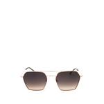 geometric-frame sunglasses 1