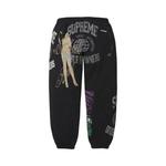 Спортивные штаны Supreme Overprint Sweatpant 'Black' 2