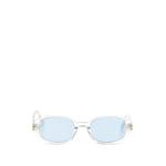oval-frame sunglasses 1