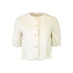 pearl-button leather jacket 1