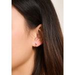 Lyra Twin Drop Stud Earrings в розовом золоте 2