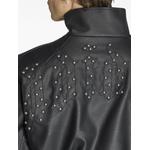 studded logo-patch bomber jacket 3