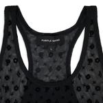 Бельё PURPLE BRAND Mesh Racer Bralette «Чёрный» 3