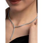 Серебряное колье Infinity Frames 2