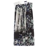 printed front silk dress 1