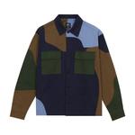 Овершерты Brain Dead Patchwork Military Field Shirt Jacket «Тёмно-синяя» 1