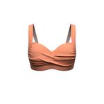 Core Solid Deep Peach Plus Cup Топ-бикини с закрученным передом 2