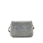 Стеганая сумка на плечо Loulou Matelasse Chevron Denim Toy 2