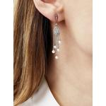 Серьги Sleek из белого золота с жемчугом и бриллиантами 2