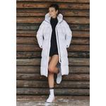 ЖЕНСКАЯ ДЛИННАЯ ПУХОВАЯ КУРТКА С ЛОГОТИПОМ K-SWISS 3