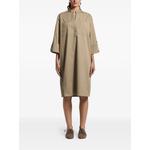 Платье миди с V-образным вырезом 2