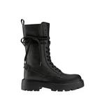 Riga lace-up grained leather boots 1
