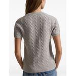 cable-knit chest-pocket T-shirt 2