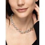 Колье DY Mercer® Petite Toggle Chain из желтого золота и серебра с бриллиантами 2