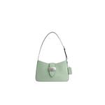 Coach Eliza Ящерица тисненая сумка через плечо цвет Pale Green CR107 1