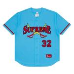 Топы Supreme Swords Baseball Jersey 'Blue' 1