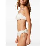 bandeau bikini top with floral embroidery 3