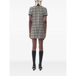 Платье мини из твида Damier 3