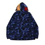 Худи BAPE Color Camo Shark Hoodie Jacket 'Navy' 3