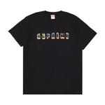 Футболки Supreme Stencil Tee 'Black' 1