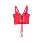 leather-panelled corset top 2