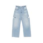 Poppy distressed wide-leg jeans 1