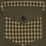 Брюки Nicholas Daley Two Pocket Straight Leg Trouser 'Olive/Brown Check' 3
