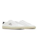 Кроссовки Saint Laurent SL-06 Court Leather 'White Black' 2023 8