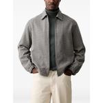 check-print zip-up jacket 1