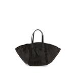 maxi Teresa Cabas woven leather tote bag 2