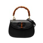 Маленькая сумка-сэтчел Grained Calfskin Bamboo Night (20 век) 1