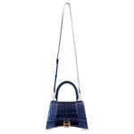 Сумки с ручками Balenciaga Hourglass Small Top Handle Bag 'Синий' 3