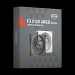 PCCOOLER F3 X120 ARGB 120мм одиночный вентилятор - белый 4