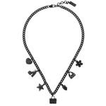 Мини-подвеска с паве-цепочкой Icon - Черный/Черный кристалл 2R4JNC001J49 3