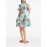 floral-print tiered midi dress 2
