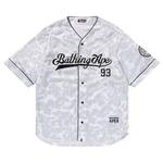 Джерси BAPE Camo Stripe Baseball Shirt 'Grey' 1