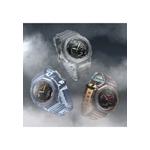 GA-2100K-5A Мужские аналогово-цифровые часы, коричневый ремешок из смолы 8