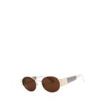 oval-frame sunglasses 2