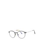 T-motif round-frame glasses 2