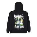 Топы Pleasures Pond Zip Hoodie 'Black' 2