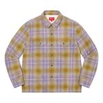 Фланелевые рубашки Supreme Shearling Lined Flannel Shirt 'Olive' 1