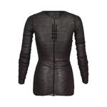 Футболки с длинным рукавом Rick Owens Long-Sleeve T-Shirt 'Черный' 2