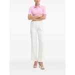 logo-embroidered ribbed-knit polo shirt 2