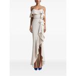 ruffled crystal-embellished dress 1