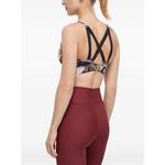 abstract-print crossover sports bra 2