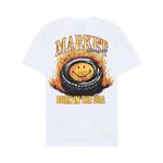 Топы Market Smiley Burnt Rubber T-Shirt 'White' 2