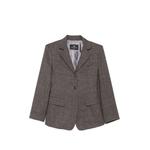 patterned single-breasted jacket 1