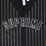 Джерси Supreme Rhinestone Stripe Baseball Jersey 'Black' 3