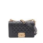 Маленькая сумка через плечо Quilted Caviar Boy Flap (2021-2026 годы) 1