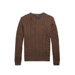 cable-knit cotton sweater 1